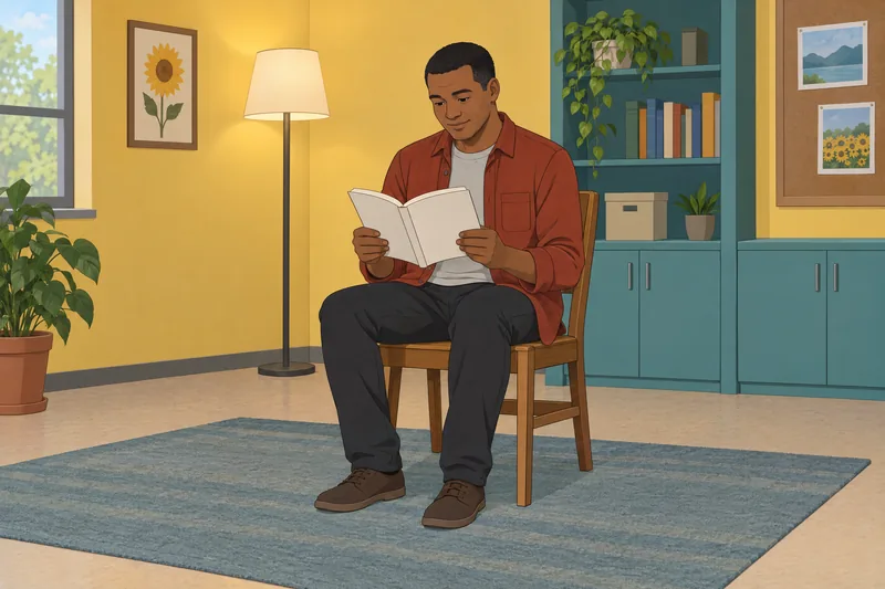 Quotes That Describe: man reading a book.