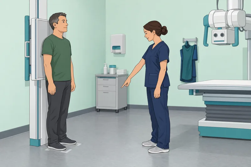 El cuestionario de posicionamiento muestra una sala clínica.