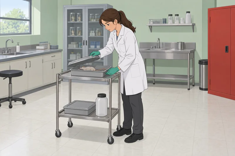 Rat Dissection Quiz shows careful specimen preparation.
