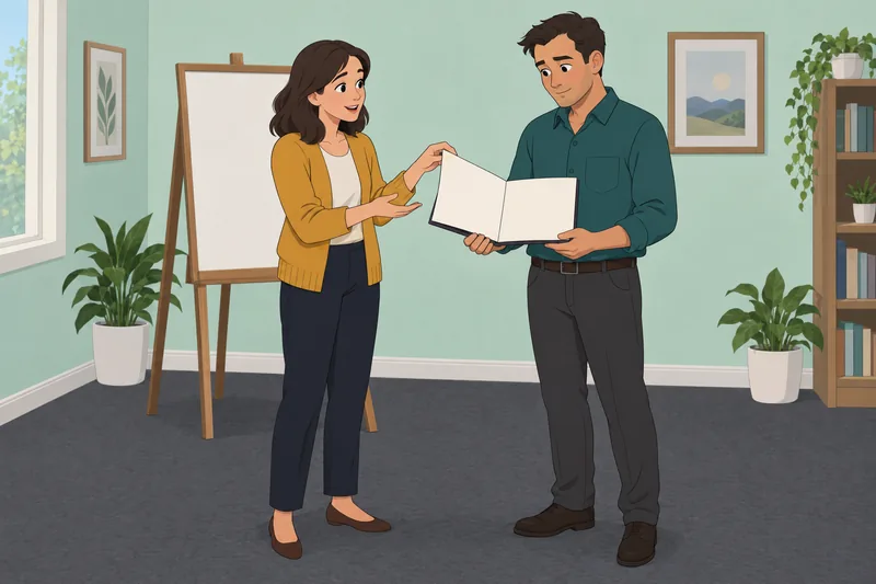 Escena de evaluación de responsabilidades compartidas.