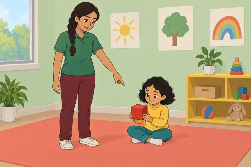 Childcare Readiness Scale shows guided block play.