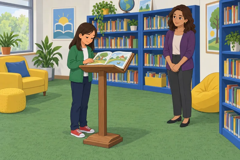 Reading Comprehension Quiz shows focused reading.