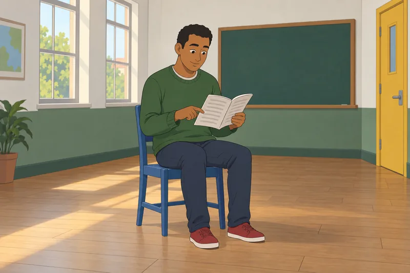 Reading Level Quiz shows careful passage reading.