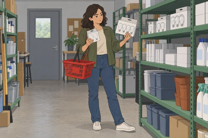 Reality Check Quiz depicts a careful shop comparison.