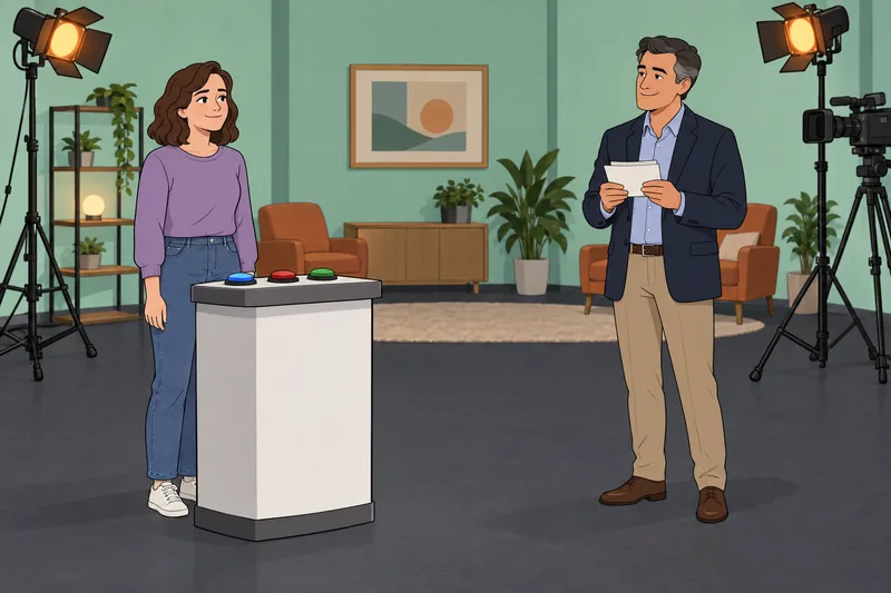 Quiz sobre telerrealidad muestra una respuesta.