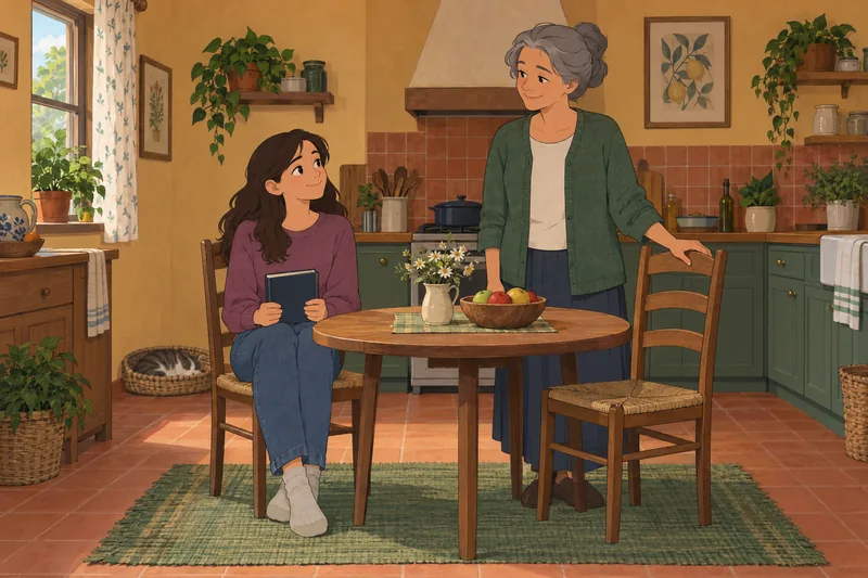 razones para vivir en una mesa familiar.