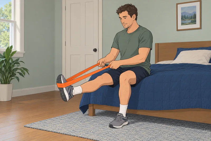 Recovery Locus of: patient practices with a band.