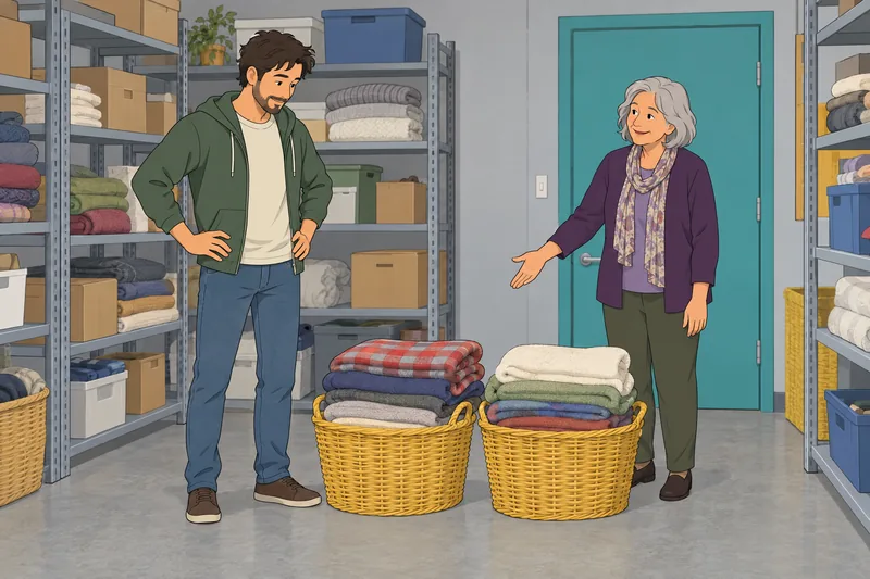reflexionando sobre la: compartir una manta donada.
