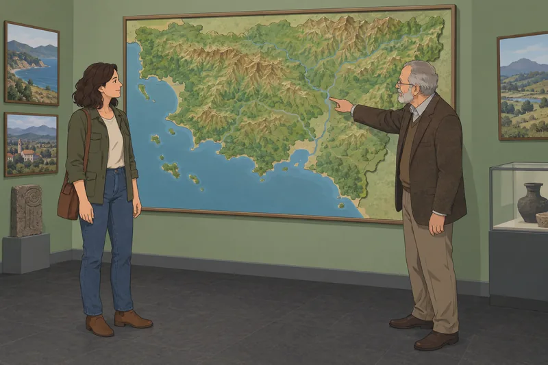 escala de identidad muestra vecinos ante mapa regional.