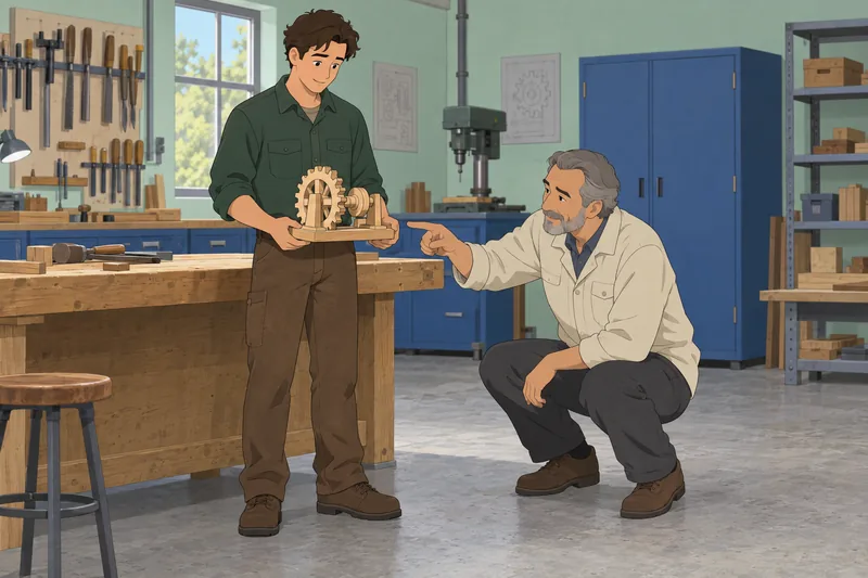registro de tipos aprende piezas en taller.