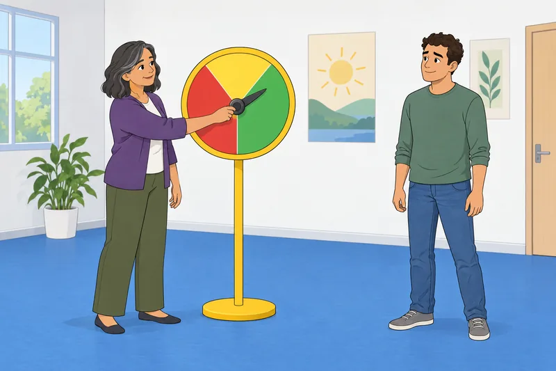Emotion Regulation and: support through a calm exercise.
