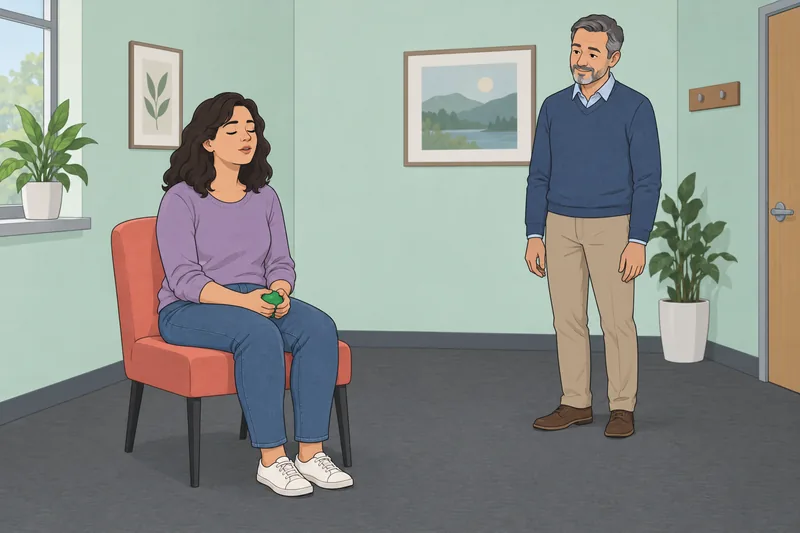 Emotion Regulation and: a composed clinic pause.