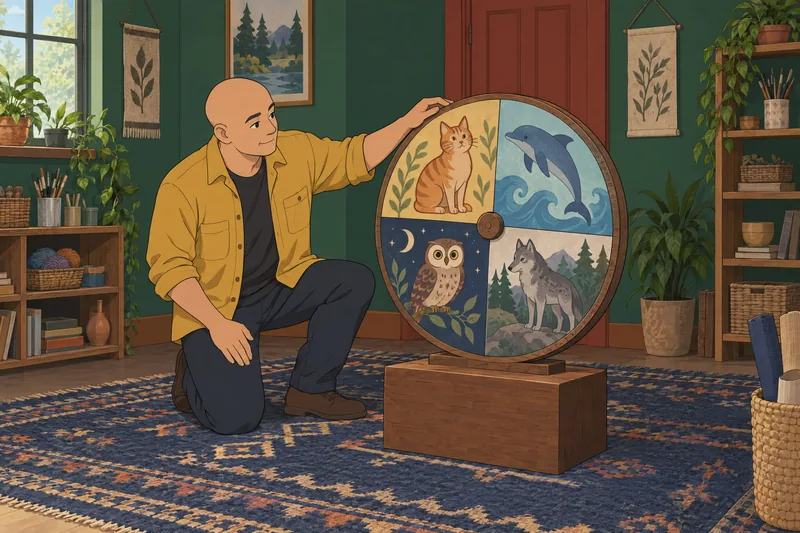 Reincarnation Quiz follows a quiet animal-wheel choice.