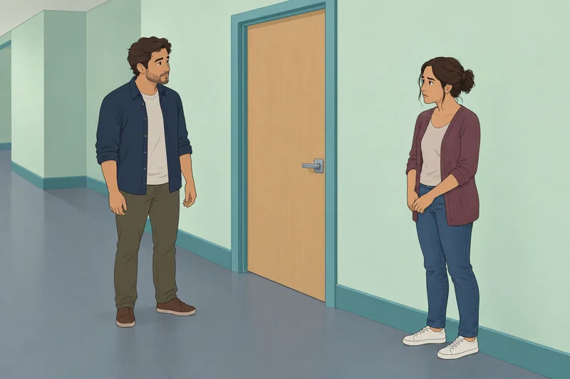 El cuestionario sobre la ansiedad muestra una pausa.