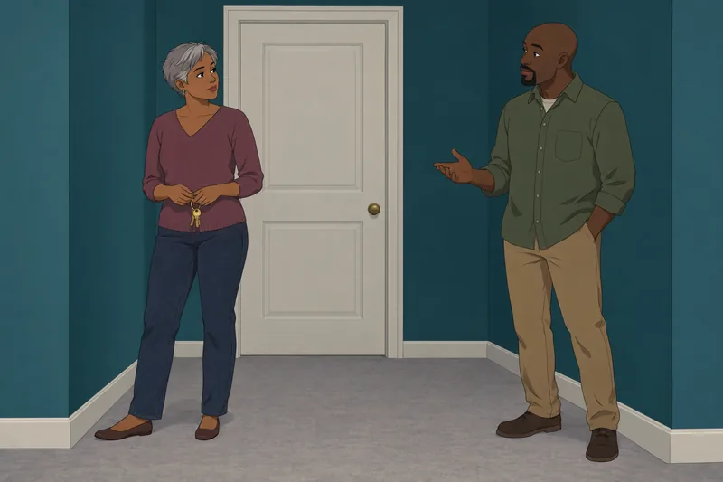 Relationship Compatibility Test frames a thoughtful hallway conversation.