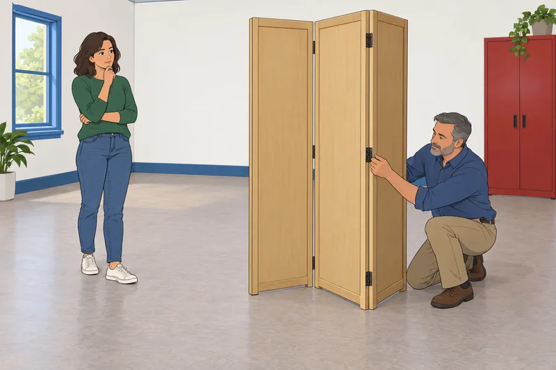 Prueba de perfil muestra adultos creando distancia.
