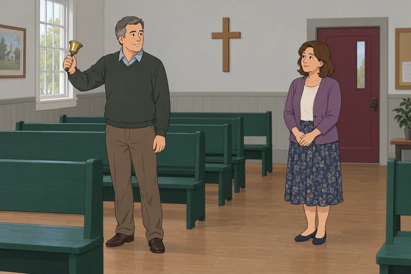Centrality of Religiosity shapes a shared bell gathering.