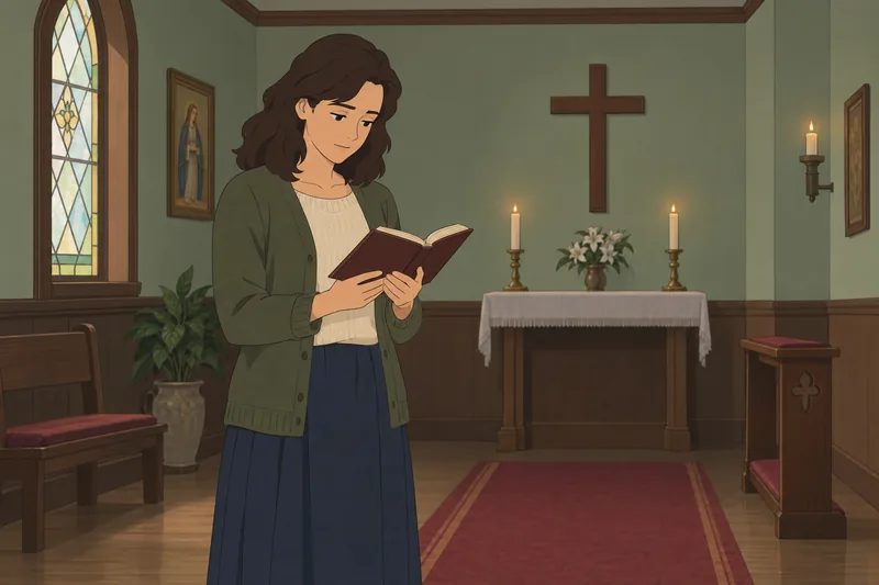 Centrality of Religiosity appears in quiet prayer.