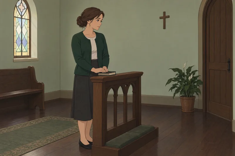 La escala de orientación muestra oración en capilla.