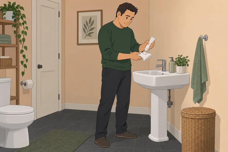 Renée Rouleau Skincare meets a careful bathroom routine.