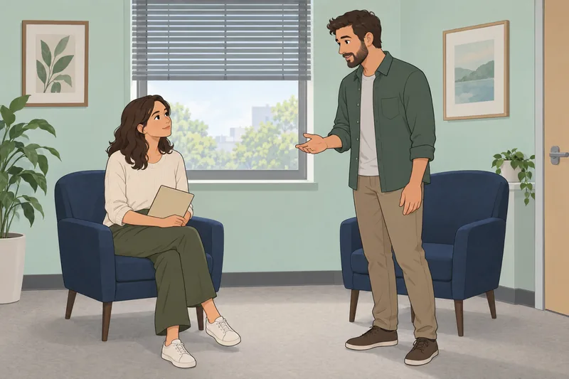 Reproductive Motives Questionnaire shows two adults weighing parenthood.