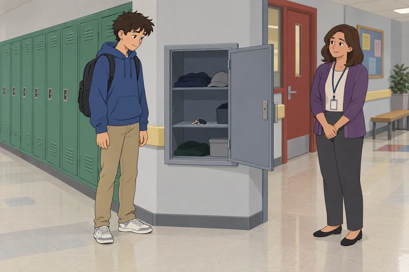 responsabilidad en los adolescentes: devuelve unas llaves.