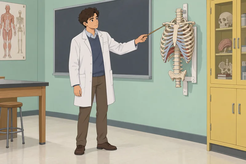 Ribs Quiz shows a rib model lesson.