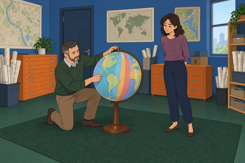 Rising Sign Quiz presents a globe exercise.