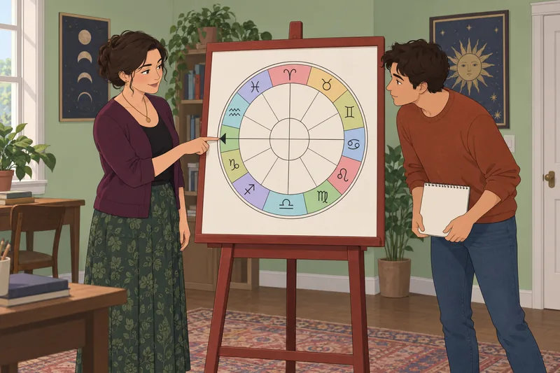 Rising Sign Quiz presents a chart lesson.