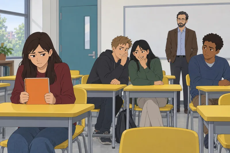 Bullying Risk in a university classroom.