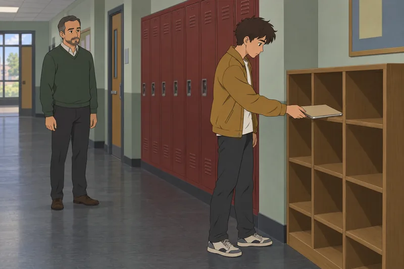 Chemical Dependence Risk appears during a hallway pause.