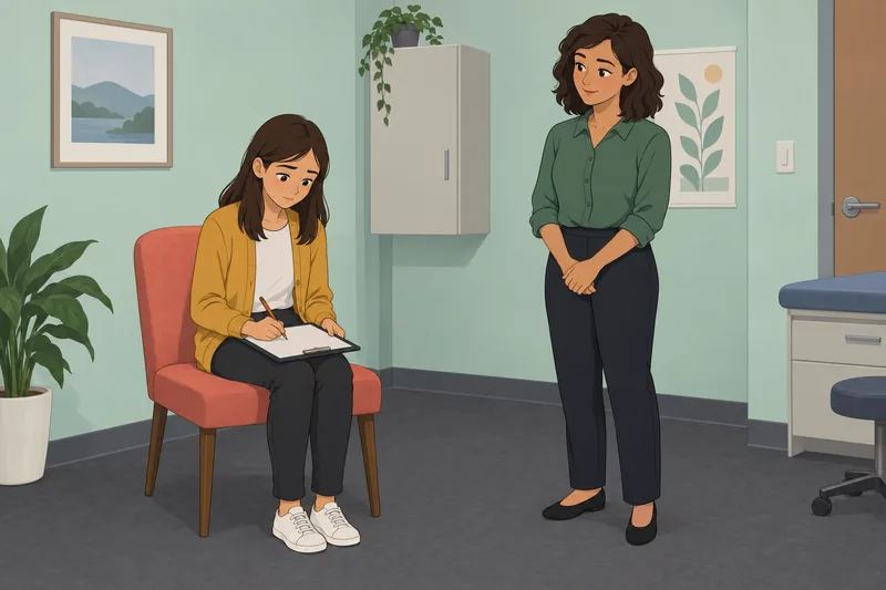 Chemical Dependence Risk is screened in a clinic.