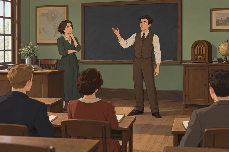 Quiz sobre los felices años veinte en clase.