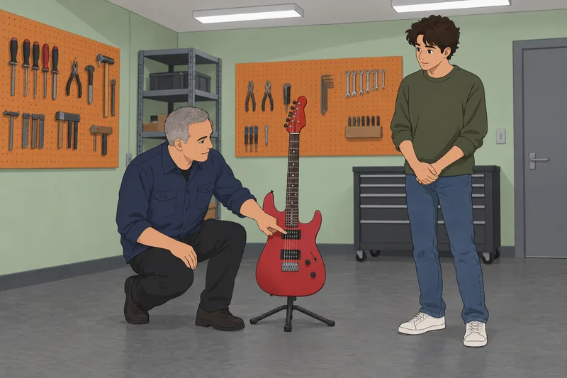 Rock Music Quiz features an electric guitar workshop.