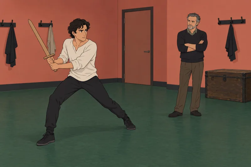 Romeo and Juliet enters a careful stage rehearsal.