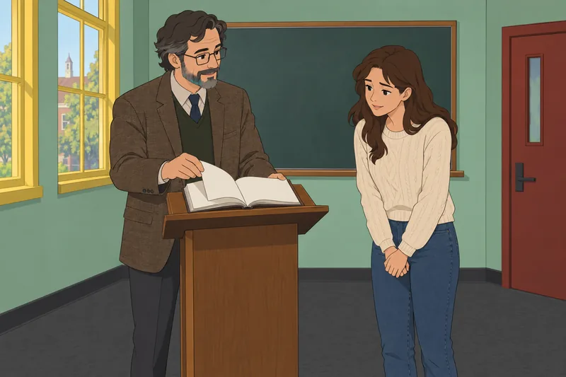 El cuestionario sobre el acto se revisa.