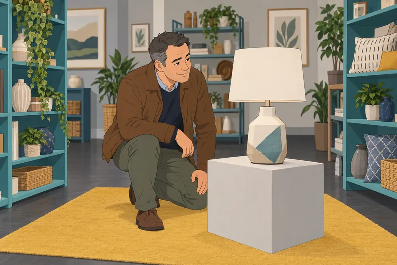 Room Aesthetic Quiz shows lamp selection.