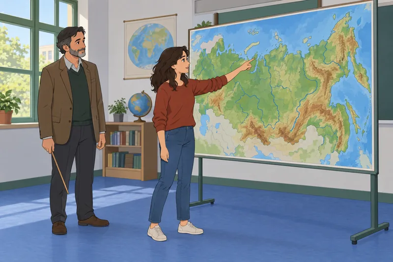 El cuestionario sobre Rusia muestra una lección cartográfica.