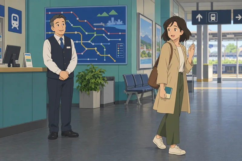 El cuestionario de ruso llega a una estación.