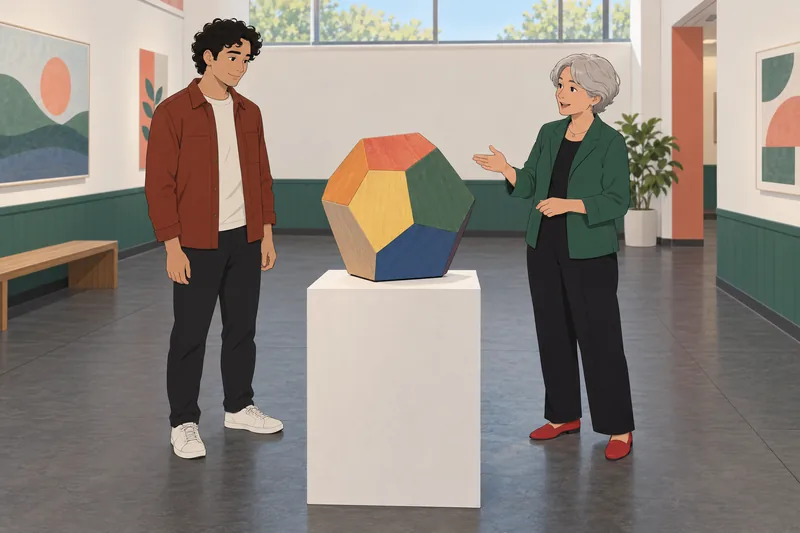Una escena de evaluación del bienestar en galería.