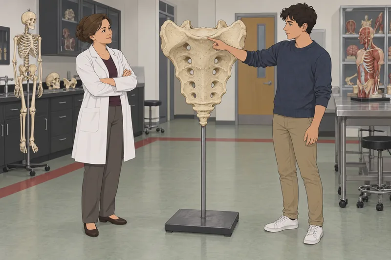 Sacrum Labeling Quiz shows landmark practice.