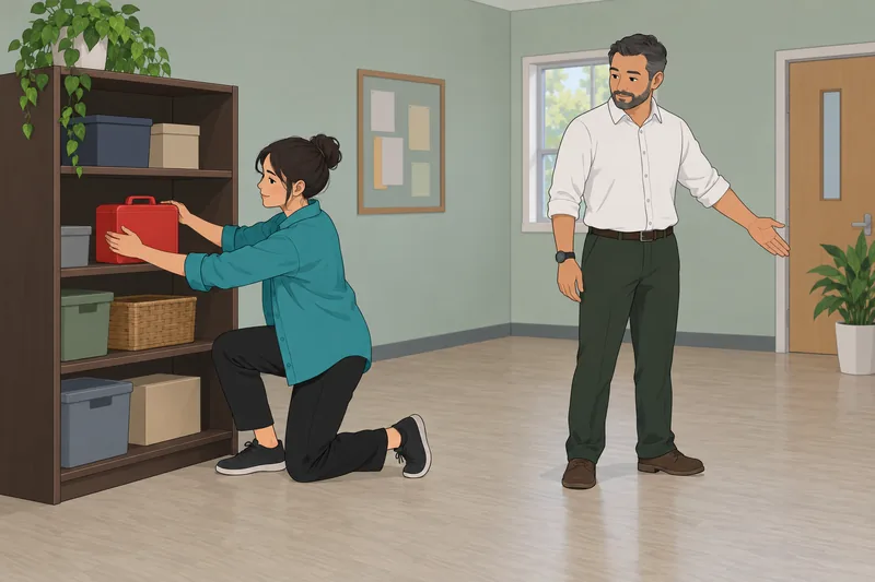 Escena del cuestionario de sensación en taller.