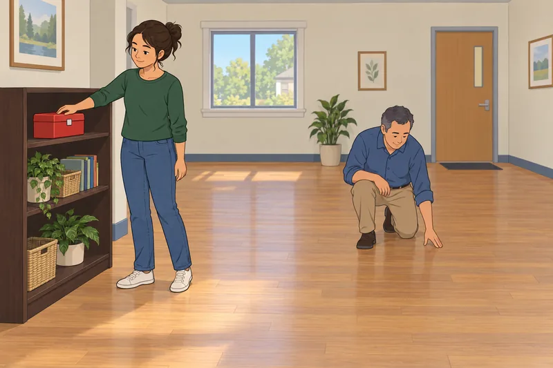 Escena del cuestionario de sensación en taller.