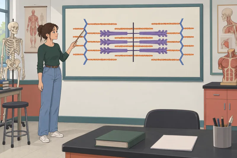 Sarcomere Labeling Quiz depicts sarcomere study.