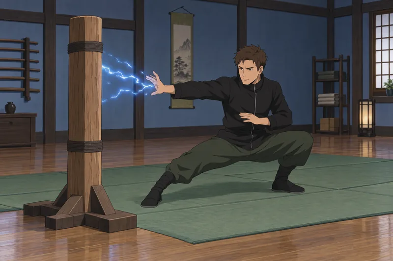 Sasuke Quiz depicts a technique practice room.