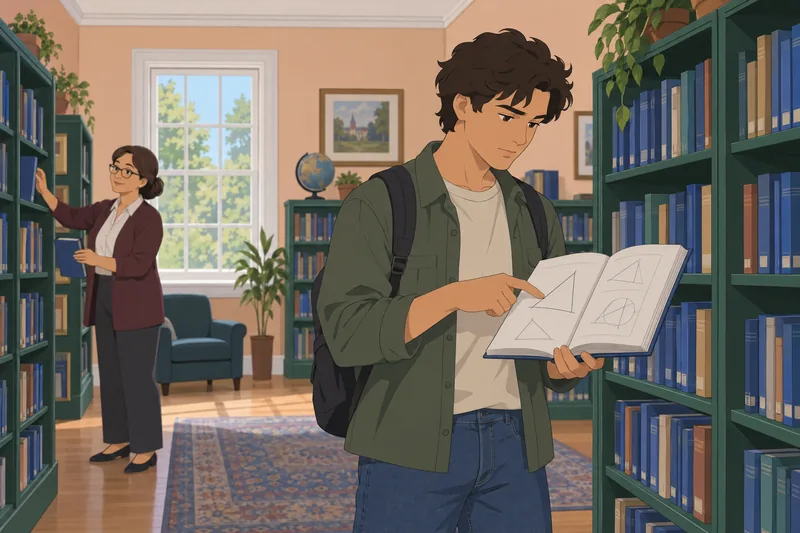 SAT Quiz review uses a geometry workbook.