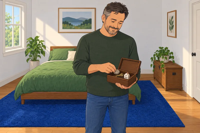 Satisfaction With Life unfolds beside a keepsake box.