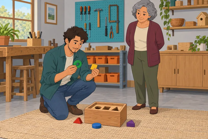 Quiz de imágenes revela una caja de madera.