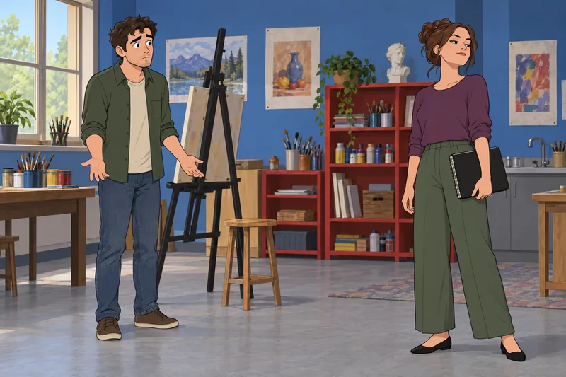Scale of Covert in an art classroom.