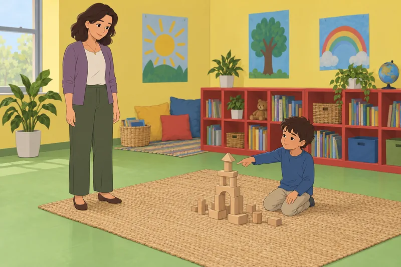 Scale of Empathic: a teacher notices a child.